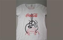 Tricou bumbac, logo Coca Cola.